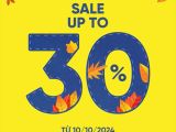 AUTUMN SALE UP TO 30% 