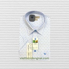 ÁO SƠ MI TAY NGẮN VẠT NGANG