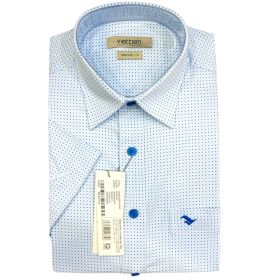 Áo sơ mi việt tiến vạt ngang 
