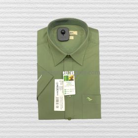 Sơ mi vạt ngang họa tiết chìm